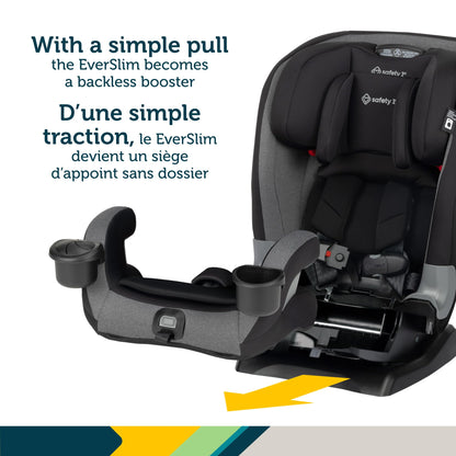 Siège d'auto tout-en-un convertible 4-en-1 EverSlim de Safety 1st - Black Beauty