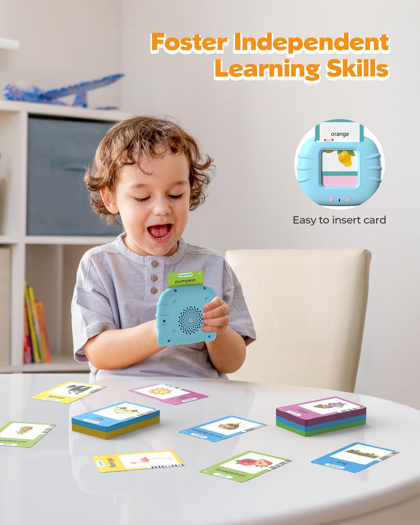 Airbition Talking Flash Cards, 510 Words 31 Themes, Montessori Learning Toy 🍁 All In One Marketplace Canada