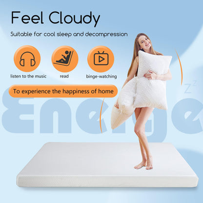 FDW Twin Mattress,6 Inch Gel Memory Foam Mattress, Medium Firm for Cool Sleep Pressure Relief, CertiPUR-US Certified/Bed-in-a-Box/Pressure Relieving - Available at All In One Marketplace Canada