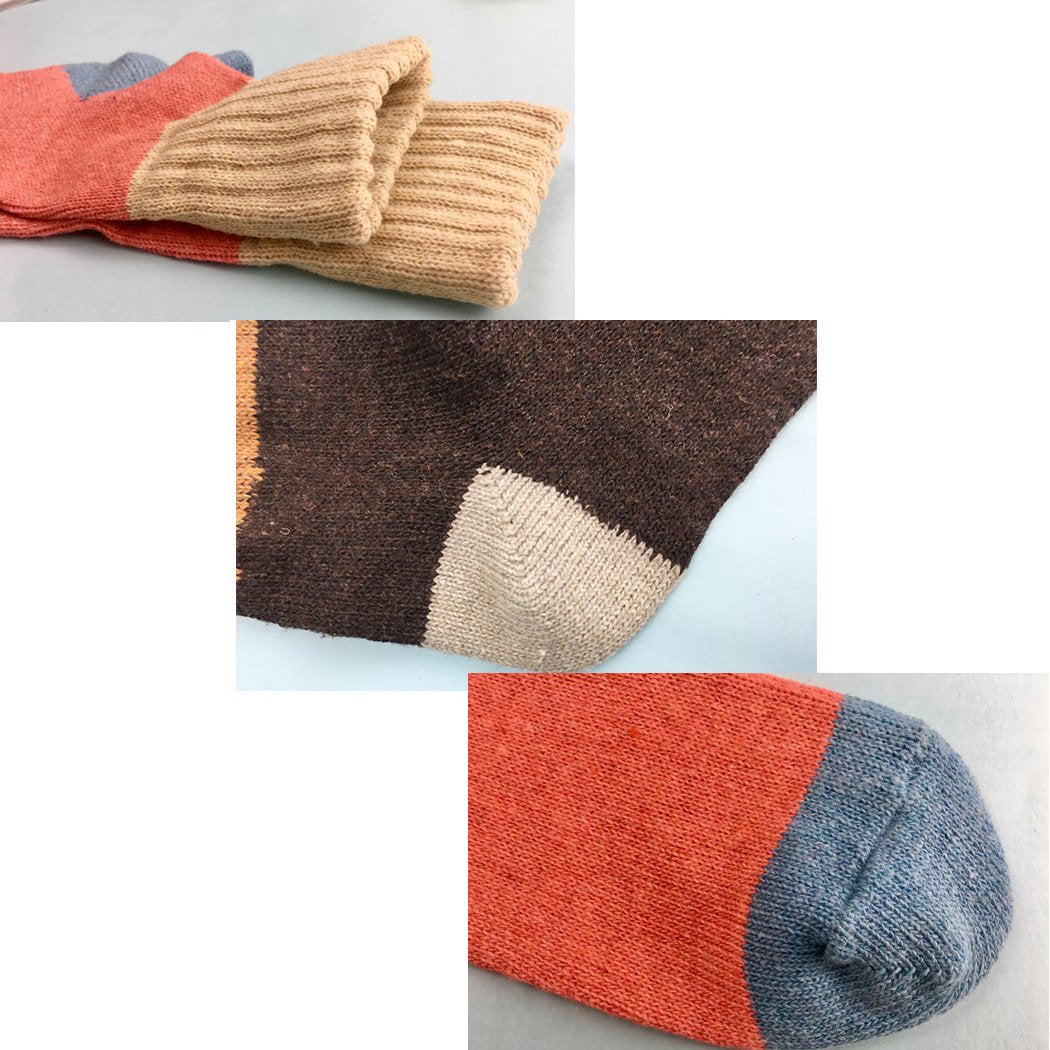woogwin 5 Pairs Womens Winter Warm Thick Knit Wool Cozy Vintage Crew Socks 🍁 All In One Marketplace Canada
