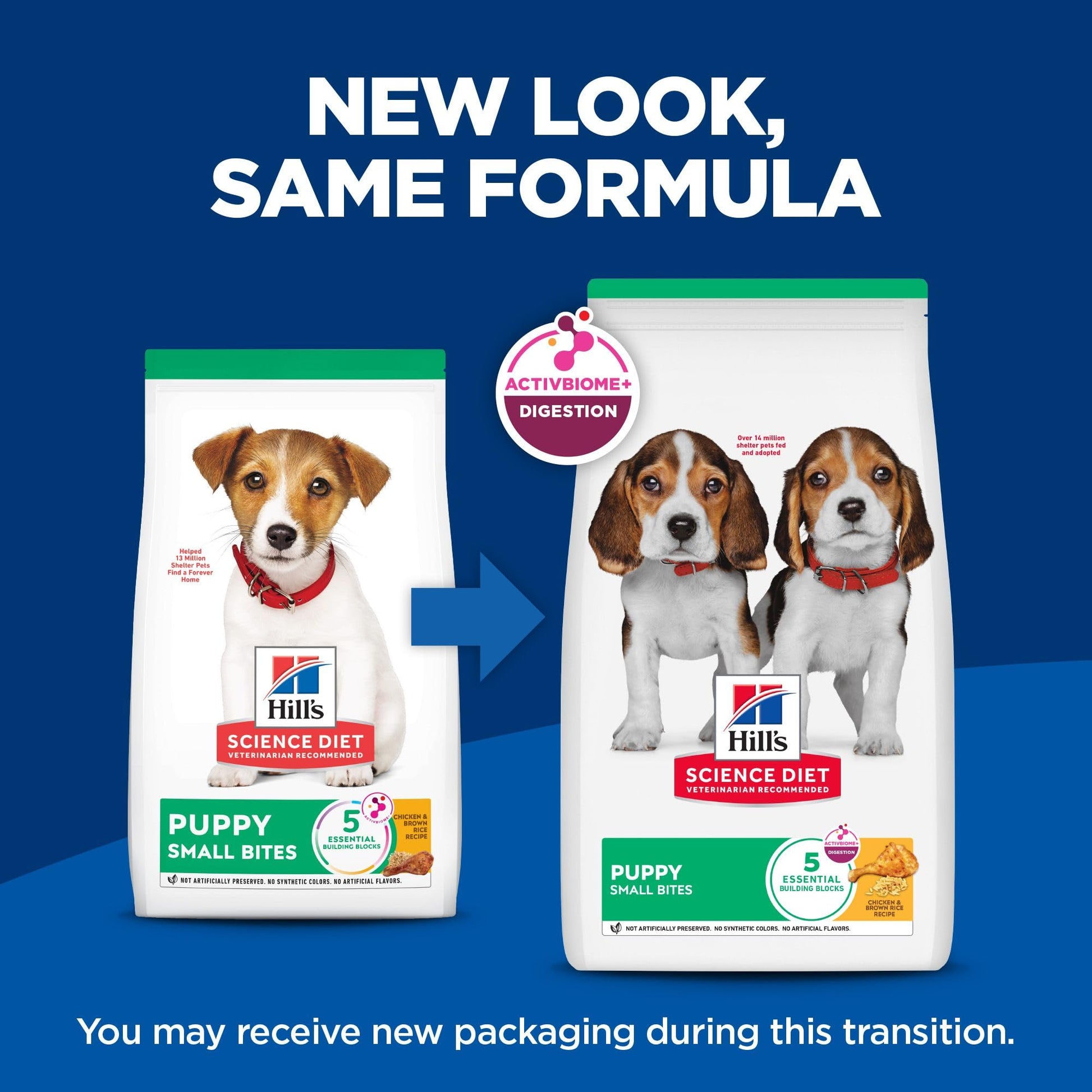 Hill's Science Diet Puppy Small Bites Chicken & Brown Rice Recipe Dry Dog Food 2.04 kg Bag Hill's Science Diet