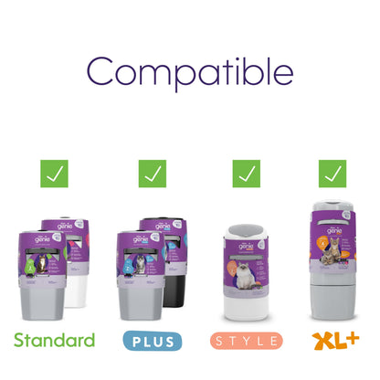 Litter Genie Refill Bags | Jumbo 2-Pack | Up to 8 months of supply in 2 cartridges | Ultimate Odor Control Cat Litter Bags - Available at All In One Marketplace Canada