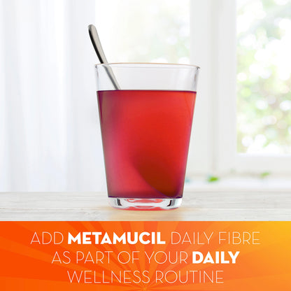 Metamucil, Daily Psyllium Husk Powder Supplement, Sugar-Free, 4-in-1 Fibre for Digestive Health, Berry Smooth Flavored Drink, 72 Servings Metamucil