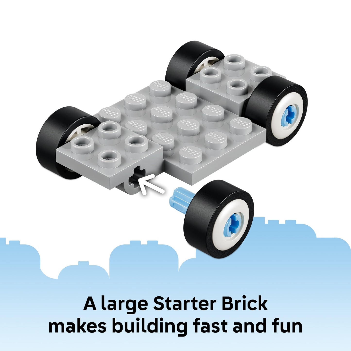 LEGO Bluey Grannies with Bingo and Bluey - Building Toy for Girls & Boys, Ages 4+ - Toddler Car & Playset with 2 Characters - Gift for Birthdays - 11216 LEGO