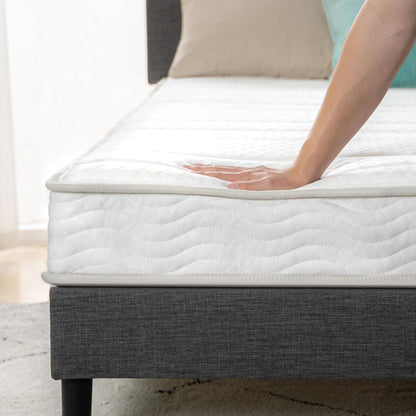 Zinus Narrow Twin Mattress - 6 Inch Foam and Spring Hybrid Mattress, Affordable Mattress, CertiPUR-US Certified Foam with Pressure Relief, Mattress in a Box, 10-Year Warranty, Narrow Twin, 30"x75" Zinus