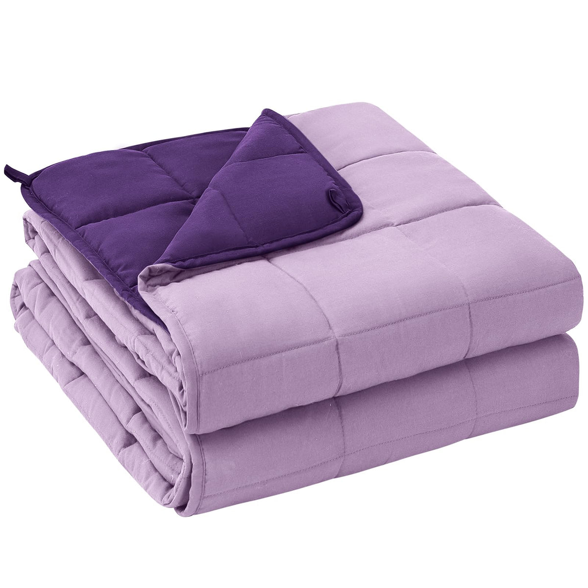 Weighted Blanket for Adults(20lbs,60"×80",Purple) Queen for 190-210Ibs 🍁 All In One Marketplace Canada