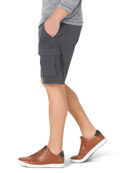 Wrangler Authentics Men's Classic Cargo Stretch Short, Anthracite, 34