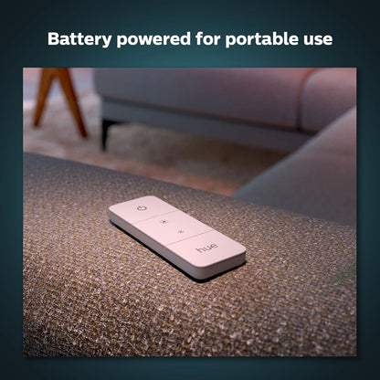 Philips Hue Smart Dimmer Switch with Remote, White - 1 Pack - Turns Hue Lights On, Off, Dims or Brightens - Requires Hue Bridge - Easy, No-Wire Installation - Available at All In One Marketplace Canada