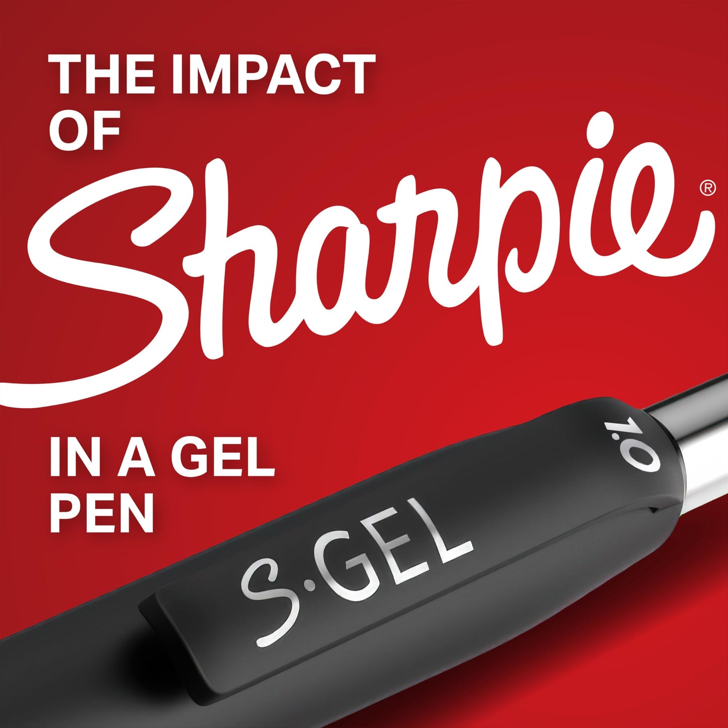 Sharpie S-Gel, Gel Pens, Medium Point (0.7 mm), Blue Ink Gel Pen, 12 Count Sharpie