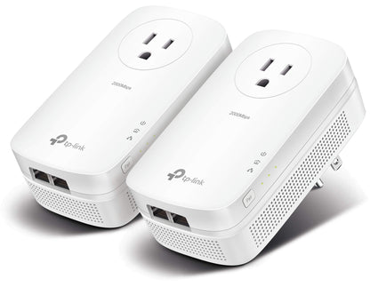 TP-Link AV2000 Powerline Adapter (TL-PA9020P KIT) – 2 Gigabit Ports, Passthrough, Ethernet Over Power, Plug&Play, Noise Filtering, Ideal for Gaming 🍁 All In One Marketplace Canada