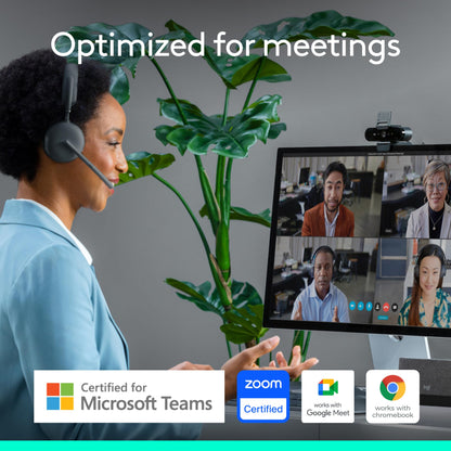 Logitech Brio Ultra 4K HD Webcam for Streaming and Meetings - Black