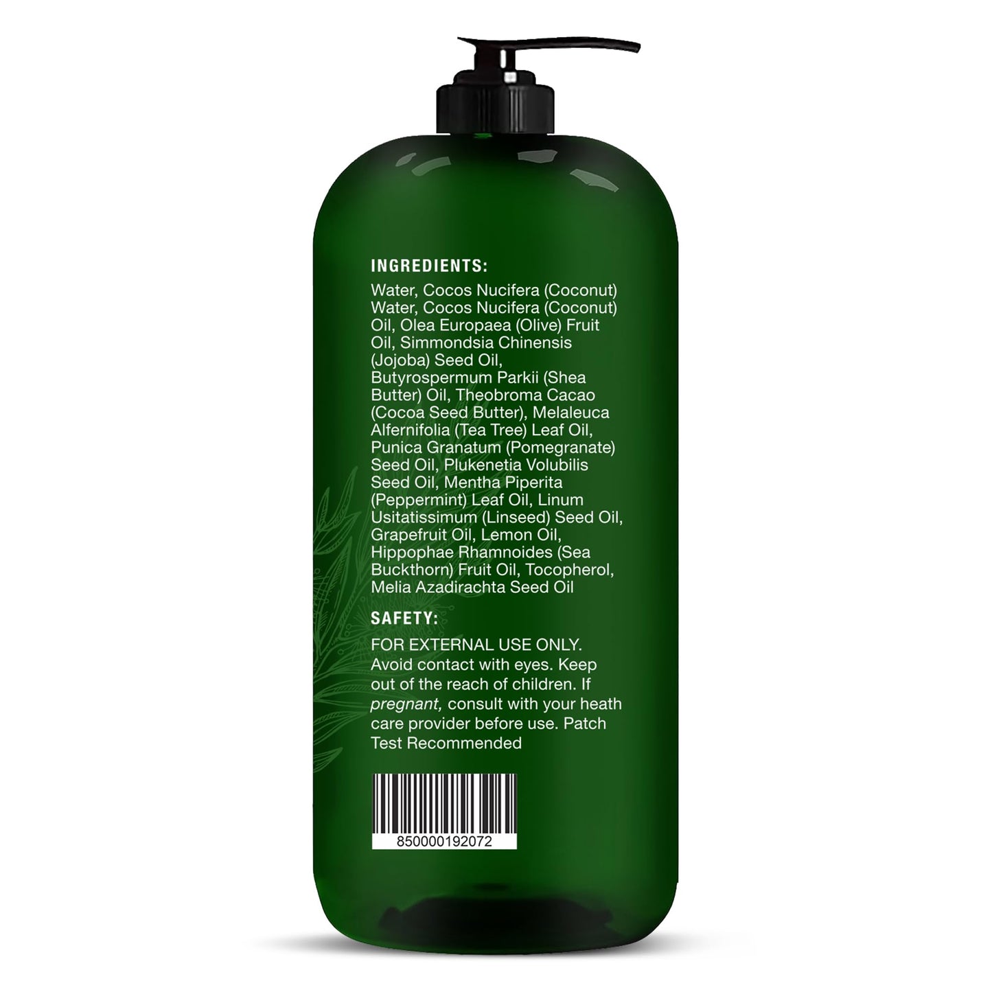 MAJESTIC PURE Tea Tree Body Wash with Collagen - Helps Nail Fungus, Athletes Foot, Ringworms, Jock Itch, Acne, Eczema & Body Odor - Soothes Itching - (Packaging May Vary), 16 fl oz - Available at All In One Marketplace Canada