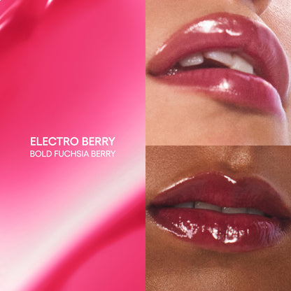 LANEIGE JuicePop Box Lip Tint: 12‑HR Hydrating Lightweight Stain with Buildable Juicy Color & Nourishing Shine, a K‑Beauty Lip Essential for Long‑Lasting Comfort, Electro Berry LANEIGE