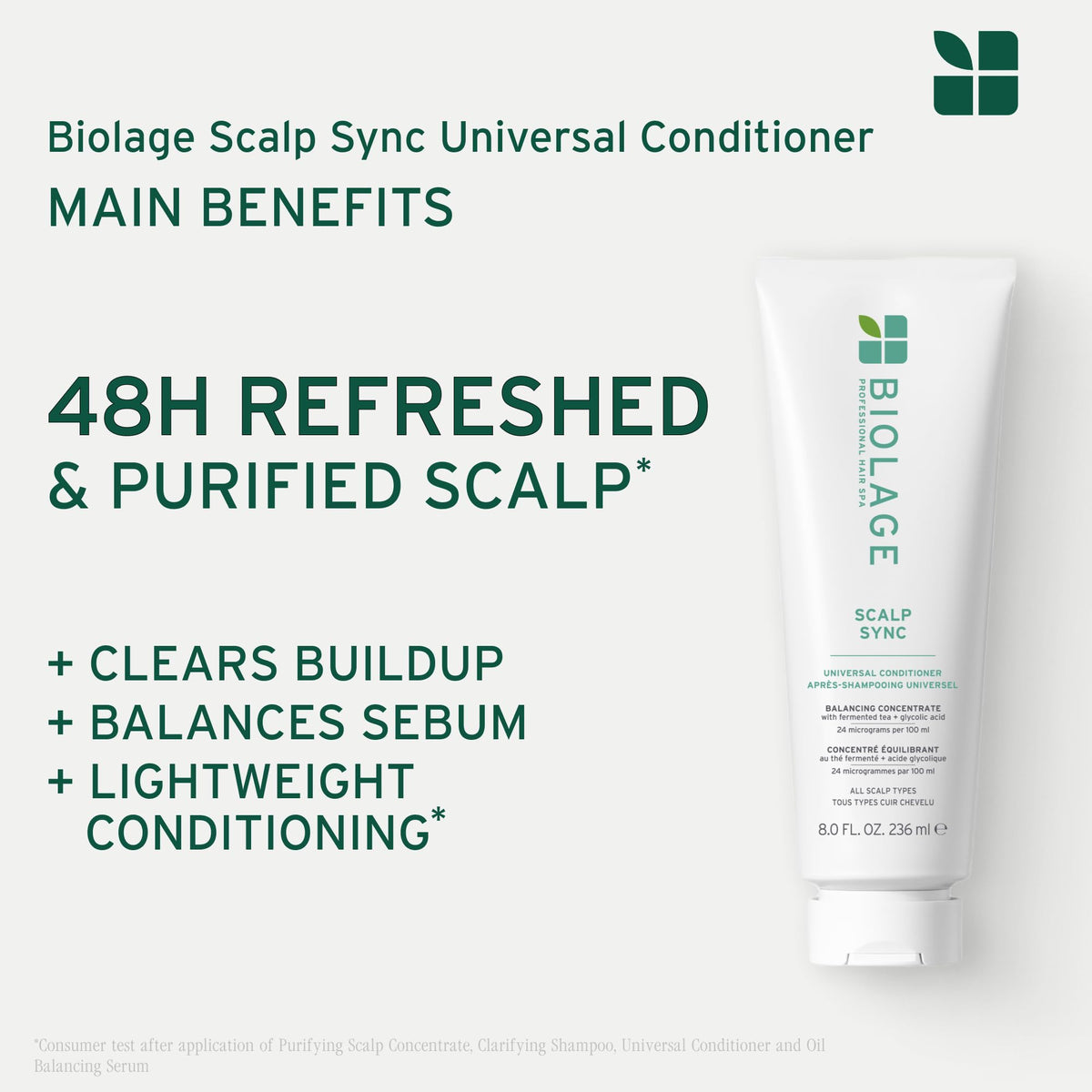 Biolage Scalp Sync Universal Conditioner for All Scalp Types