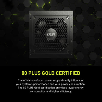 MSI MAG A850GL PCIE5, Fully Modular Compact Gaming 850W Power Supply, 80+ Gold, ATX 3.1 & PCIe 5.1 Ready, Native Dual-Color 12V-2x6 Cable, 10 Year Warranty 🍁 All In One Marketplace Canada
