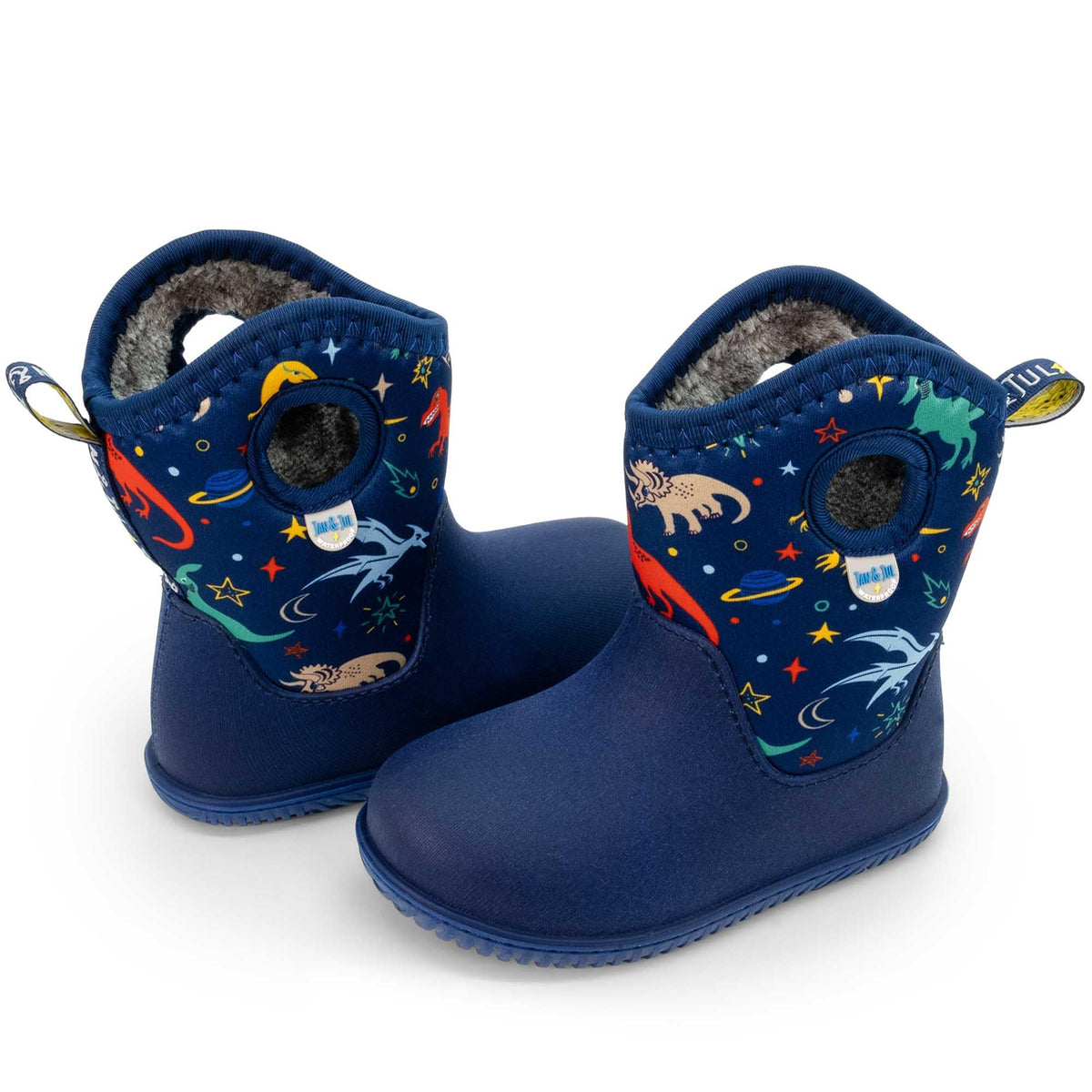 Jan & Jul Waterproof Winter Boots for Toddlers (Space Dinos, US 6) 🍁 All In One Marketplace Canada