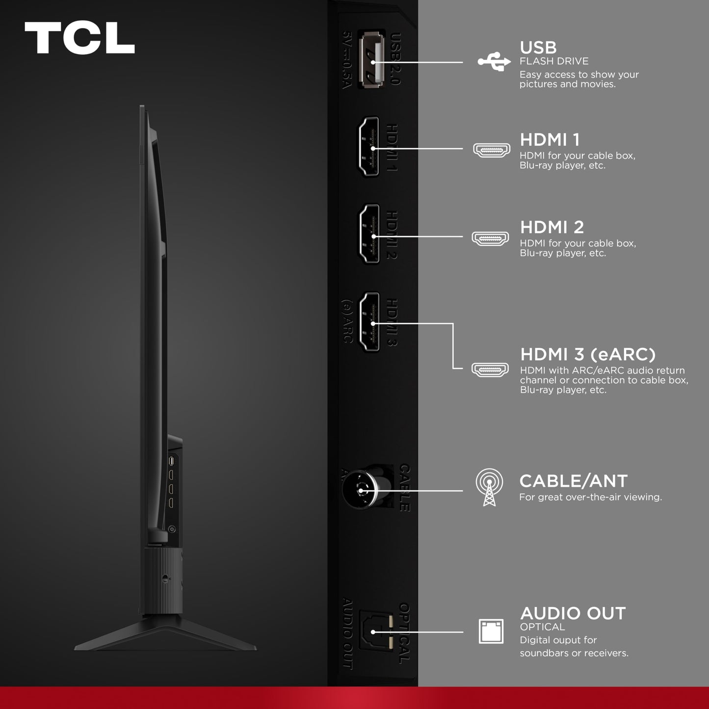 TCL 65" F7D Class 4K UHD HDR QLED Smart TV with Fire TV – 65F7D