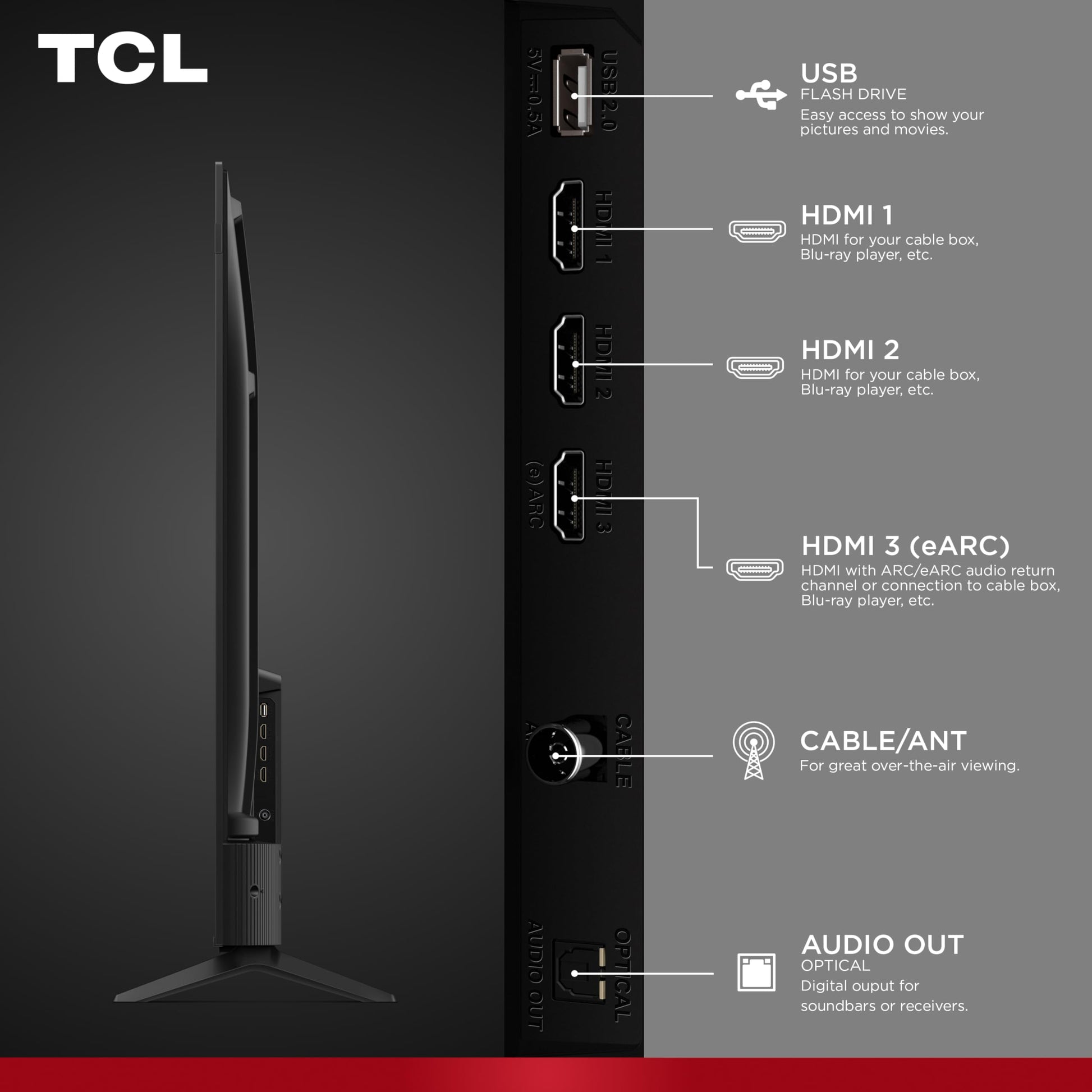 TCL 65" F7D Class 4K UHD HDR QLED Smart TV with Fire TV – 65F7D