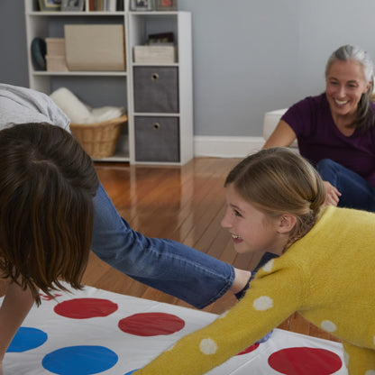Hasbro Twister Game, Party Game, Classic Board Game for 2 or More Players, Indoor and Outdoor Game for Kids 6 and Up, English and French Bilingual Version
