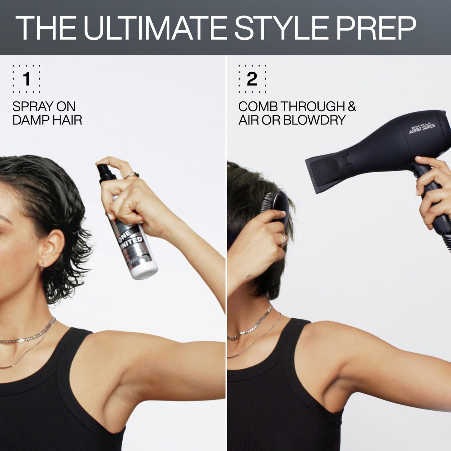 Redken One United Leave In Conditioner, Detangler Spray, Multi-Benefit Hair Treatment, Nourishes, & Smooths Frizz, Heat Protection Spray for Blow Dry & Styling, For All Hair Types, Paraben Free