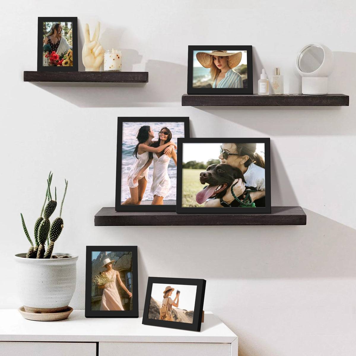 upsimples Picture Frames, 10 Pack Gallery Wall Frame Set,Black 🍁 All In One Marketplace Canada