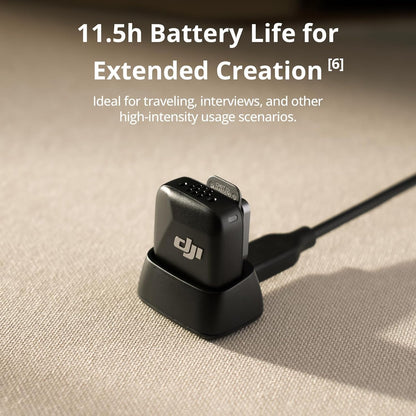 DJI Mic Mini (2 TX + 1 Mobile RX), Wireless Microphone for iPhone/Android, Plug and Play, Compact & Lightweight, Cross-Model Pairing, Premium Audio, Stable Transmission, Noise Cancelling
