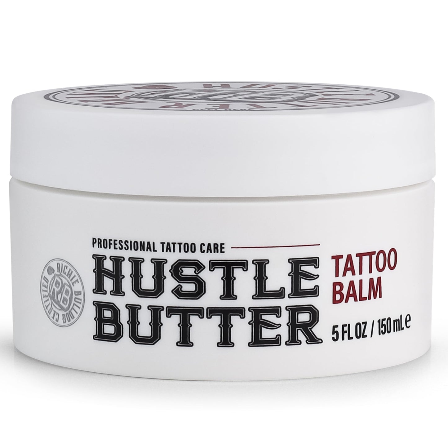 Hustle Butter Tattoo Aftercare 5oz Tattoo Balm, Heals + Protects New Tattoos and Rejuvenates Older Tattoos - 100% Vegan Tattoo Cream No-Petroleum - Available at All In One Marketplace Canada