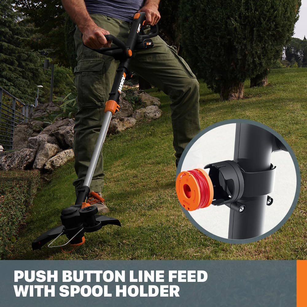 WORX WG170.2 20V Power Share GT Revolution 12" Cordless String Trimmer (Battery & Charger Included) Worx