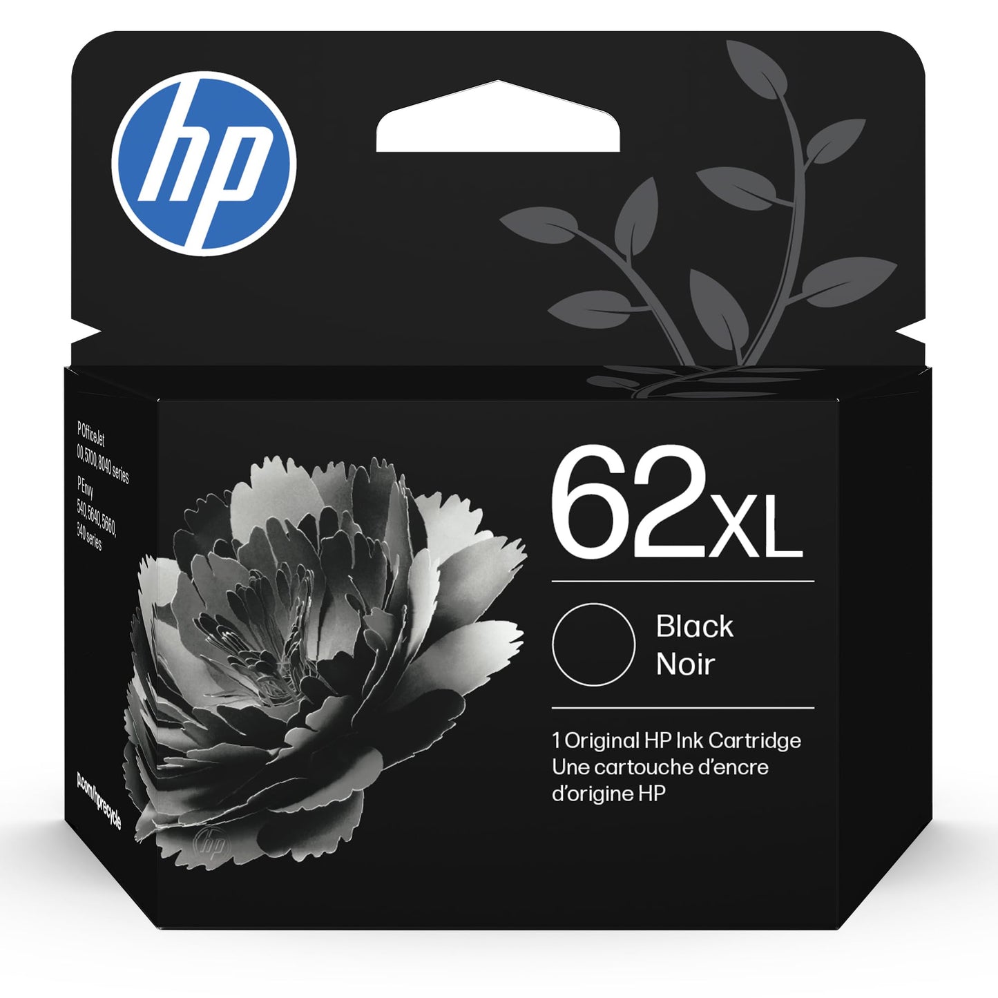 C2P05AN (HP 62XL) High-Yield Ink, 600 Page-Yield, Black 🍁 All In One Marketplace Canada