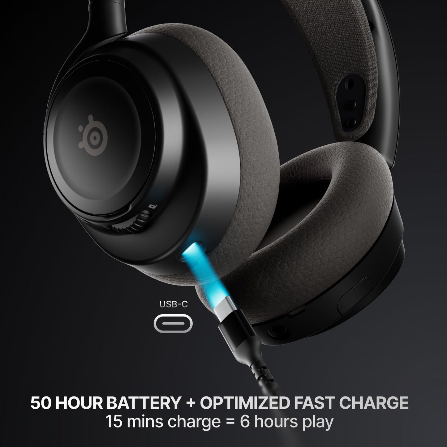 SteelSeries Arctis Nova 7X Wireless Gen 2 Gaming Headset - Real-Time App Control, 50+ HR Play, Neodymium Drivers, Mix 2.4GHz/Bluetooth, Xbox, PC, PS5/PS4, Switch 1/2, Mobile - Black