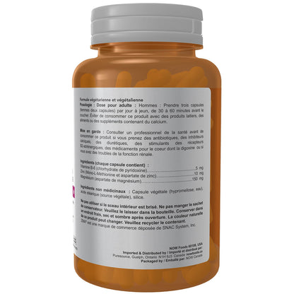 NOW Sports, ZMA (Zinc, Magnesium and Vitamin B-6), Enhanced Absorption, Sports Recovery*, 90 Veg Capsules