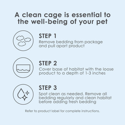 Kaytee Clean & Cozy White Bedding Pet For Guinea Pigs, Rabbits, Hamsters, Gerbils, and Chinchillas, 49.2 Liters