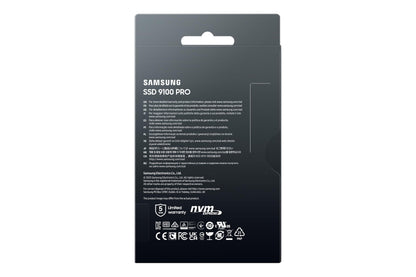 Samsung 9100 PRO Series - 1TB PCIe 5.0 x4, NVMe 2.0, M.2 Internal SSD, Up to 14,700MB/s, Fast Speed, Thermal Contorl, MZ-VAP1T0B/AM [Canada Version] Samsung