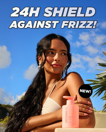 Design.Me HOLD.ME Styling Cream | Smoothing Cream for Blowouts & Sleek Looks | Hydrating, Tames Frizz & Flyaways, Adds Shine & Smooths Hair | Soft Hold | Blow Dry Cream For All Hair Type Design.Me
