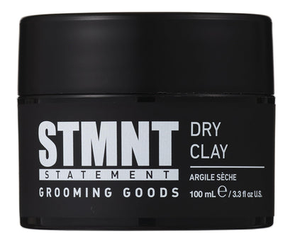 STMNT Statement Grooming Goods Dry Clay, Extra Matte Finish, Super Strong Control, Easy to Wash Out, 100 ml STMNT