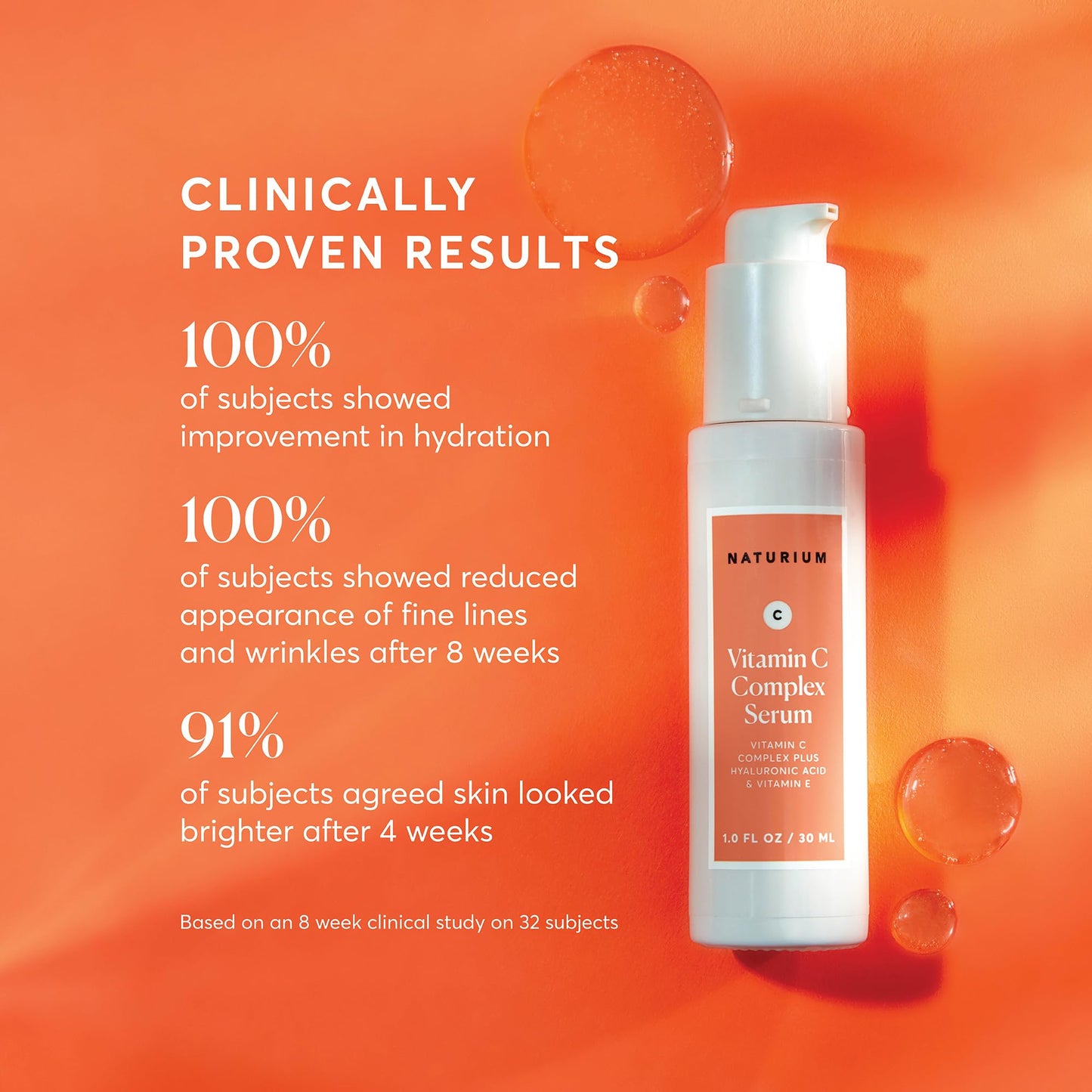 Naturium Vitamin C Complex Face Serum | With Hyaluronic Acid & Vitamin E, For Most Skin Types | 1.0 FL OZ / 30 ml - Available at All In One Marketplace Canada