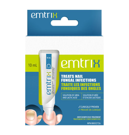 Emtrix Nail Fungus Solution, 10 mL, Improves Appearance of Discolored & Thick Nails 🍁 All In One Marketplace Canada Emtrix