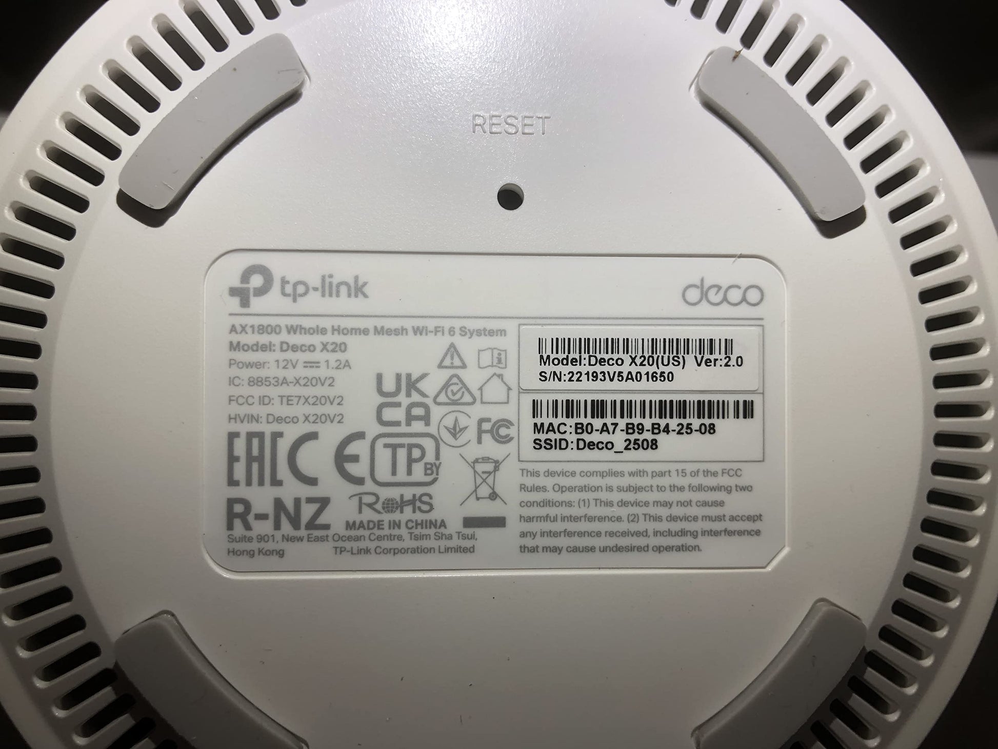 TP-Link Deco AX1800 WiFi 6 Mesh System (Deco X20) - Covers up to 5,800 Sq. Ft., Replaces Wireless Internet Routers and Extenders, 6 Ethernet Ports in Total, Supports Ethernet Backhaul, 3-Pack TP-Link
