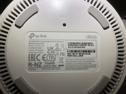 TP-Link Deco AX1800 WiFi 6 Mesh System (Deco X20) - Covers up to 5,800 Sq. Ft., Replaces Wireless Internet Routers and Extenders, 6 Ethernet Ports in Total, Supports Ethernet Backhaul, 3-Pack TP-Link