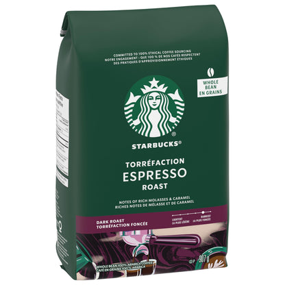 Starbucks Espresso Roast Whole Bean Coffee, 907g