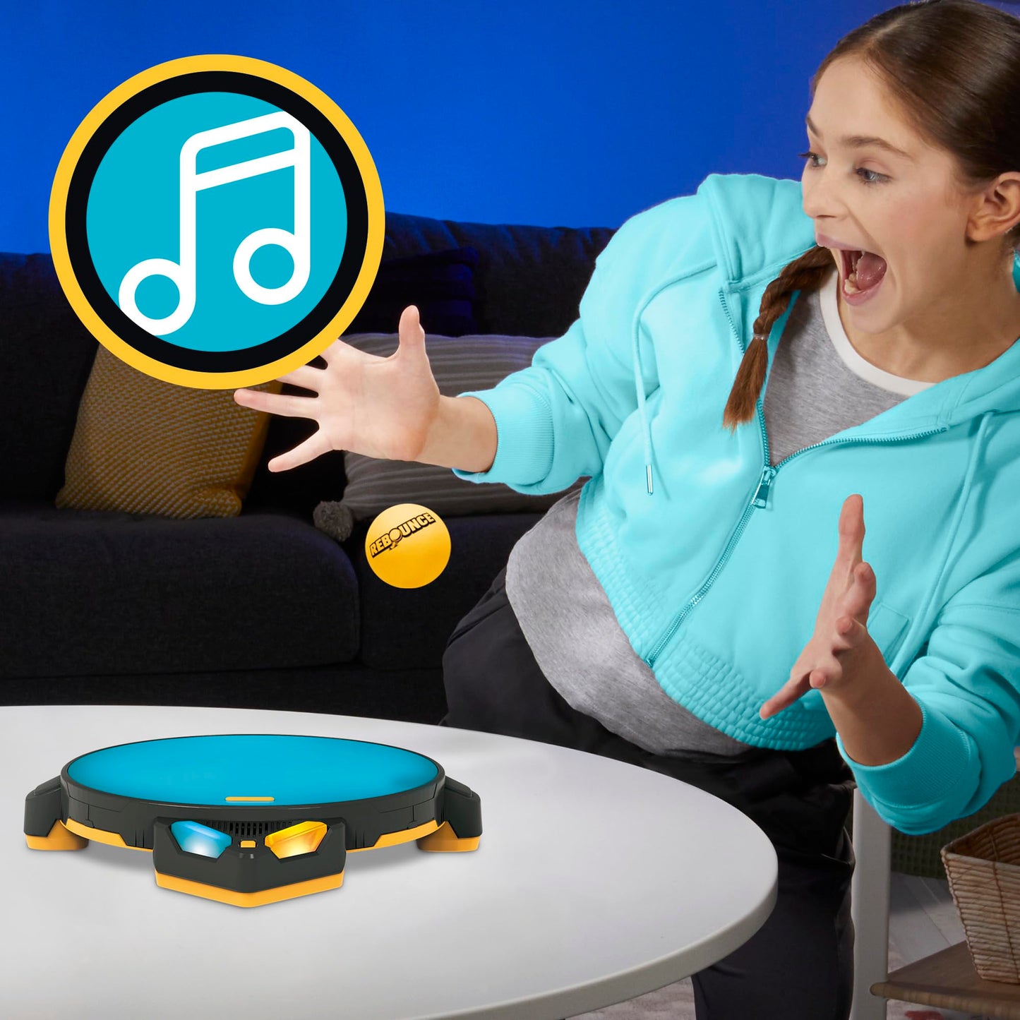 Rebounce Game | Indoor and Outdoor Electronic Action Game for Kids, Teens, and Adults | Ages 8+ | 2 to 6 Players | 10 Mins. | Family Travel Games (English Version) 🍁 All In One Marketplace Canada Hasbro Gaming
