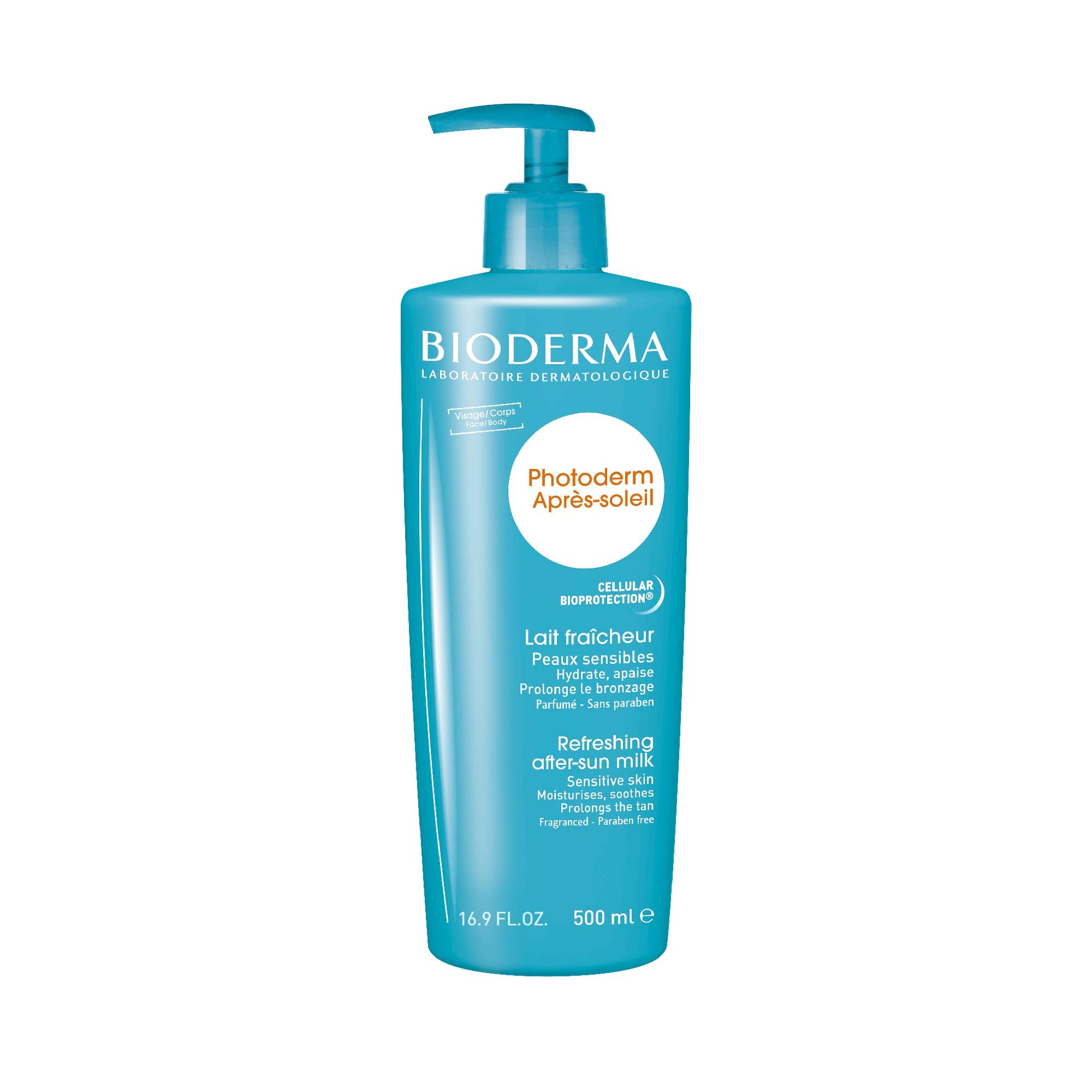 Bioderma - Photoderm - After Sun Milk - Skin Soothing and Moisturizing - Prolongs the Tan - for Sensitive Skin - 16.7 fl.oz. Bioderma