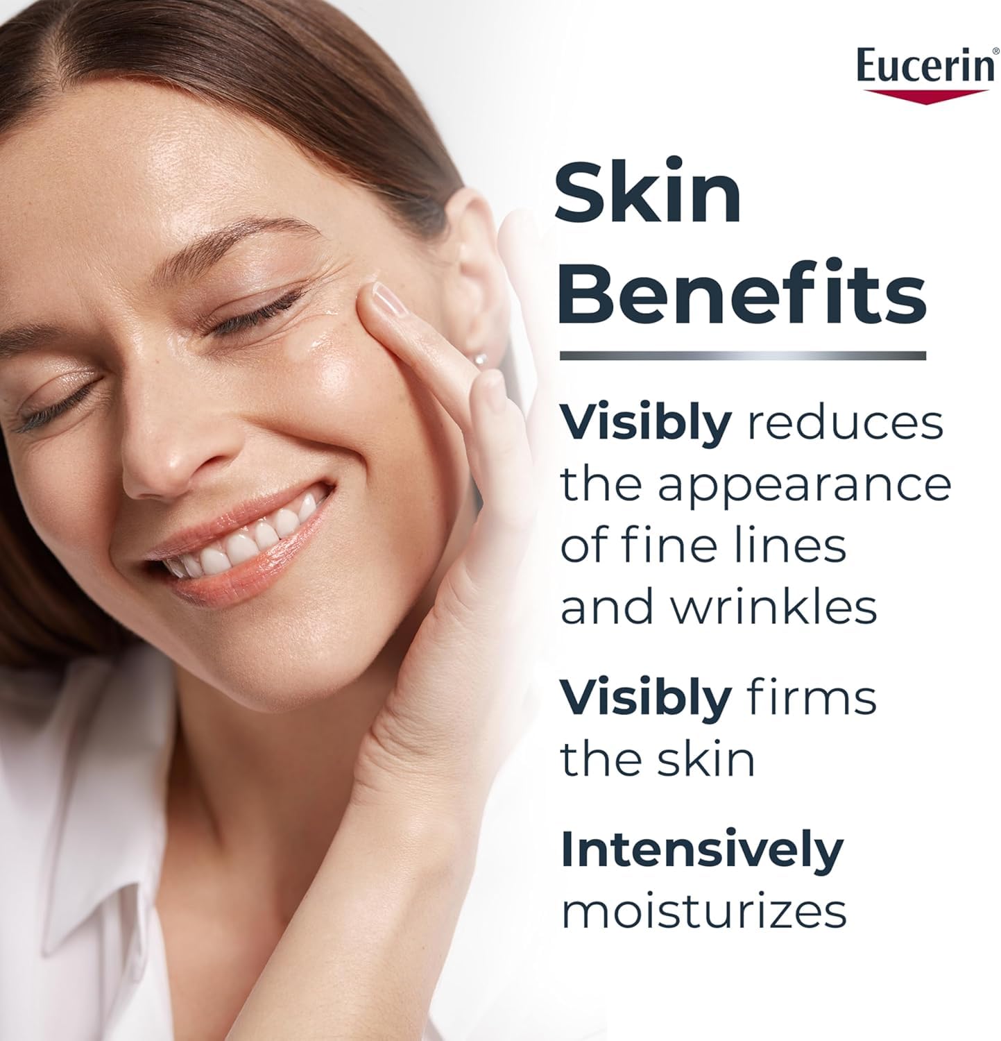 Eucerin Anti-Wrinkle Face Firming Day Cream, Hyaluronic Acid, Hydrate, 50mL Eucerin