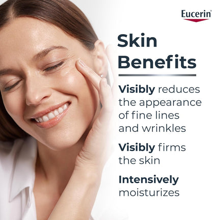 Eucerin Anti-Wrinkle Face Firming Day Cream, Hyaluronic Acid, Hydrate, 50mL Eucerin