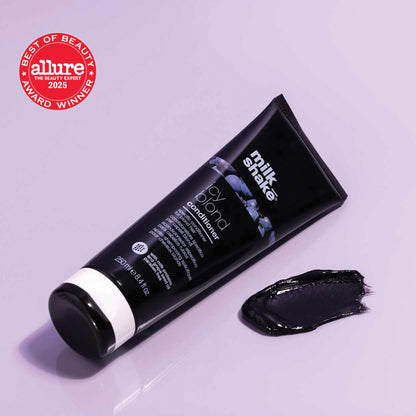 milk_shake Icy Blond Conditioner - Black Pigment Silver Conditioner for Very Light Blond and Platinum Hair, 8.4 Fl Oz (250 ml) milk_shake