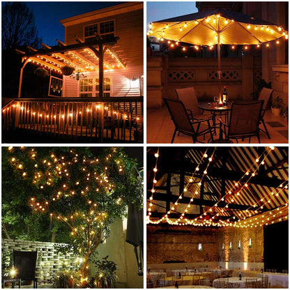 Metaku 16.4Ft 50LED Battery Operated Globe String Lights with Remote 🍁 All In One Marketplace Canada
