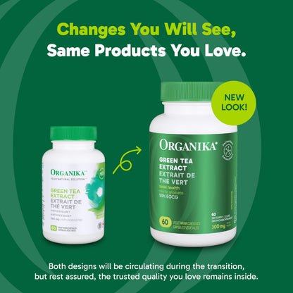 Organika Green Tea Extract 60 Vcaps