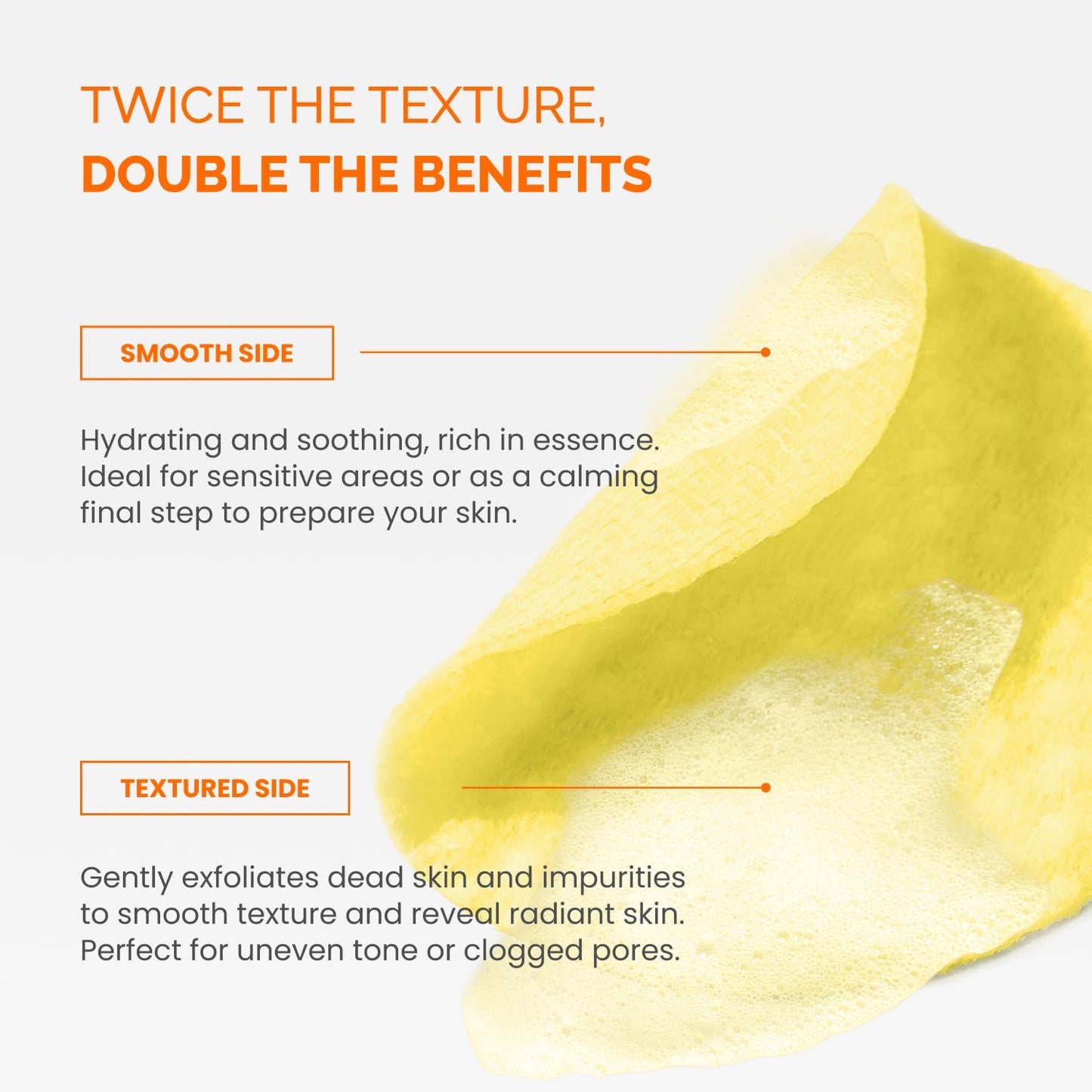 PLANTIFIQUE Kojic Acid and Turmeric Cleansing Pads - Lab-Tested - 60 Exfoliating Pads with Ceramides, Niacinamide & Vitamin C for Dark Spots & Uneven Skin Tone - Available at All In One Marketplace Canada