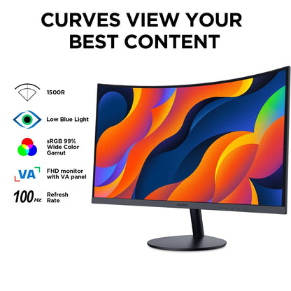 KOORUI 24 Inch FHD 1500R Curved Computer Monitor 🍁 All In One Marketplace Canada