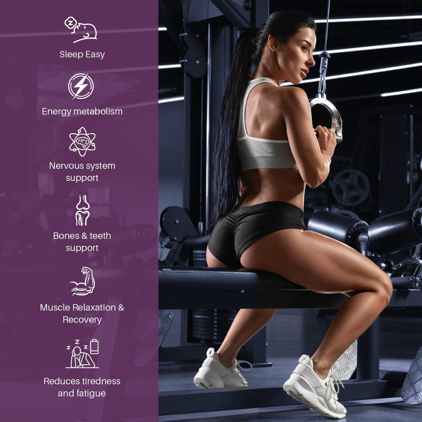 Totaria Magnesium Complex 700mg 12 in 1 Magnesium Supplement with Glycinate Citrate Malate Oxide Taurate Aspartate Orotate Magnesium Relaxation,Muscle,Heart Support, Vegan 120 Capsules - Available at All In One Marketplace Canada